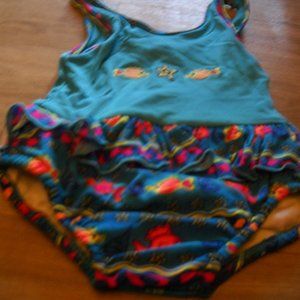 BASIC EDITIONS INFANT GIRLS SWIMSUIT    SIZE 24 MONTHS